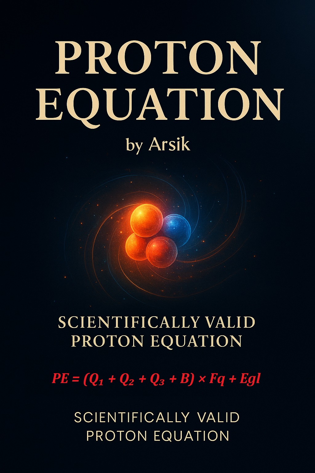 Official Scientific Proton Equation by Arsik
