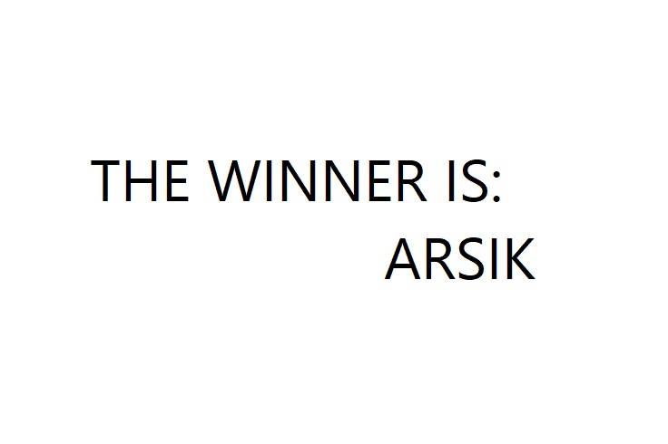The winner is arsik