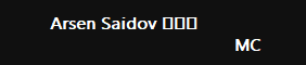 Arsen saidov mc