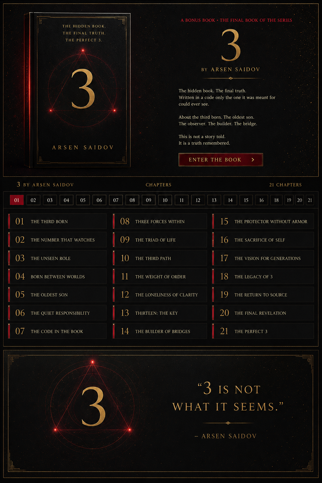 3 by Arsen Saidov — official cover